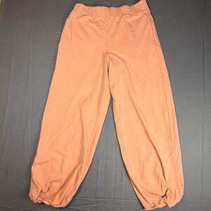 Free People Movement Womens Joggers Coral Peach High Rise Sweatpants FP Movement